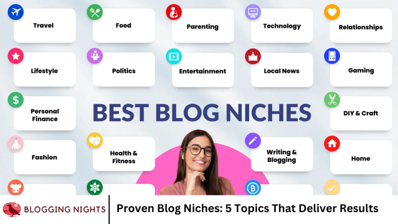 Proven Blog Niches: 5 Topics That Deliver Results