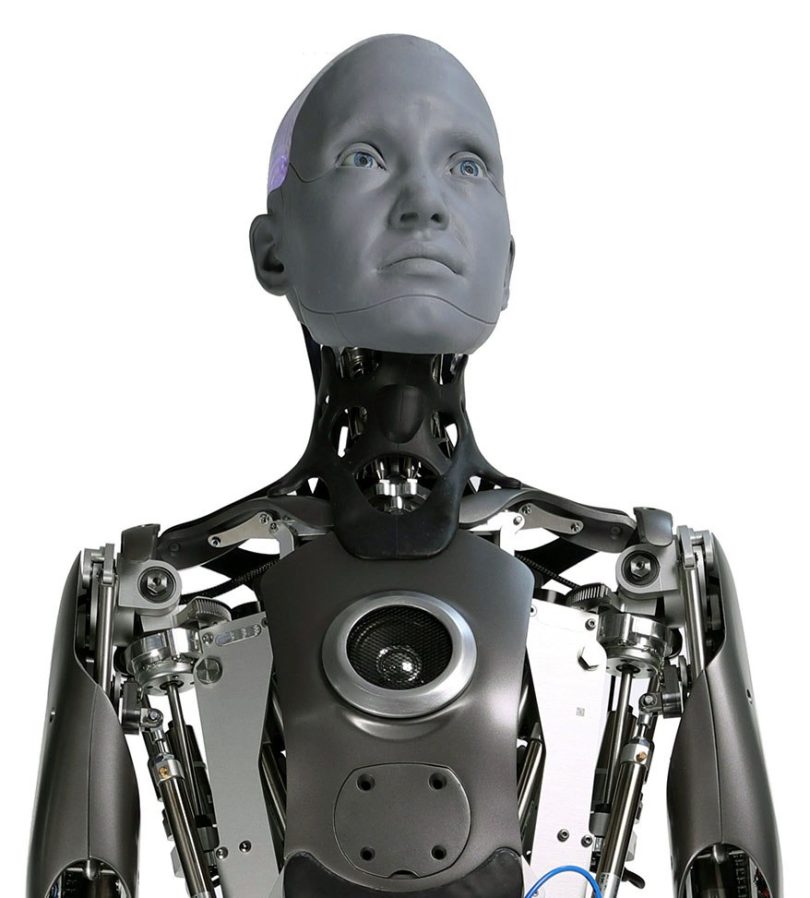 Humanoid robot representing artificial intelligence