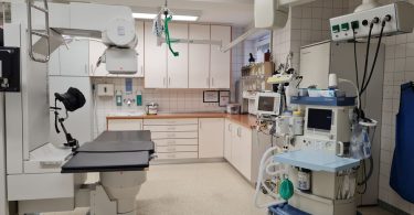 A modern hospital operating and examination room